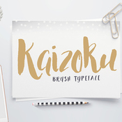 Kaizoku brush typeface 393640 icon