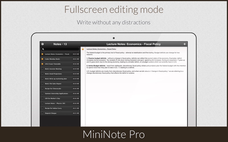 MiniNote Pro Screenshot 5